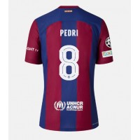 Camiseta Barcelona Pedri Gonzalez #8 Primera Equipación 2023-24 manga corta